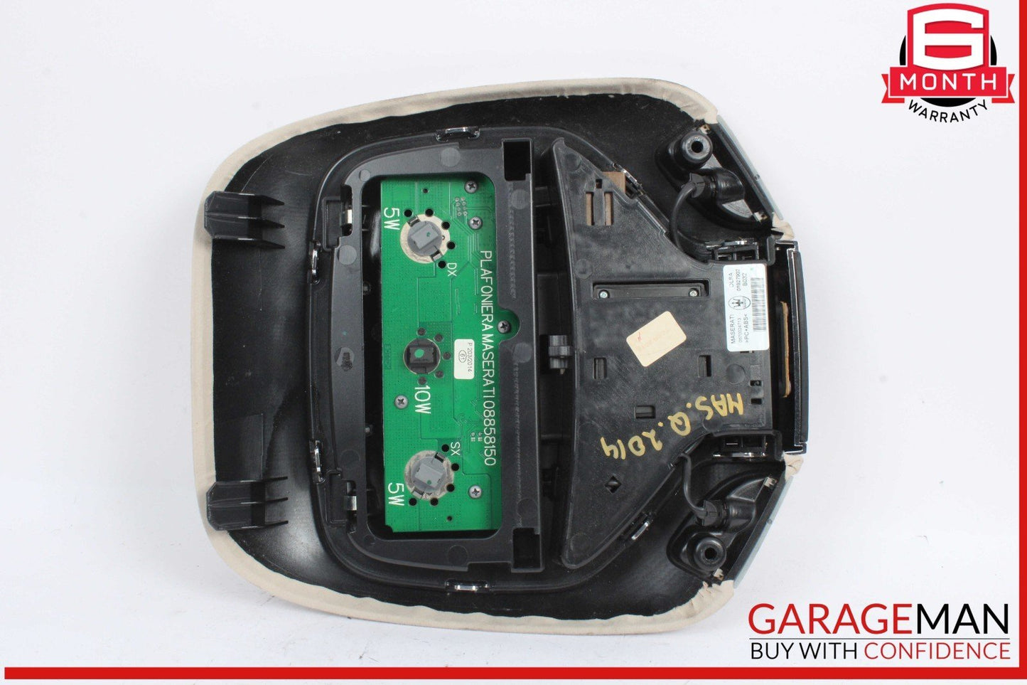 14-17 Maserati Quattroporte S Front Overhead Dome Light Lamp 670024713 OEM