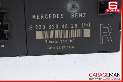 03-12 Mercedes R230 SL500 SL550 SL55 AMG Front Right Side Door Control Module