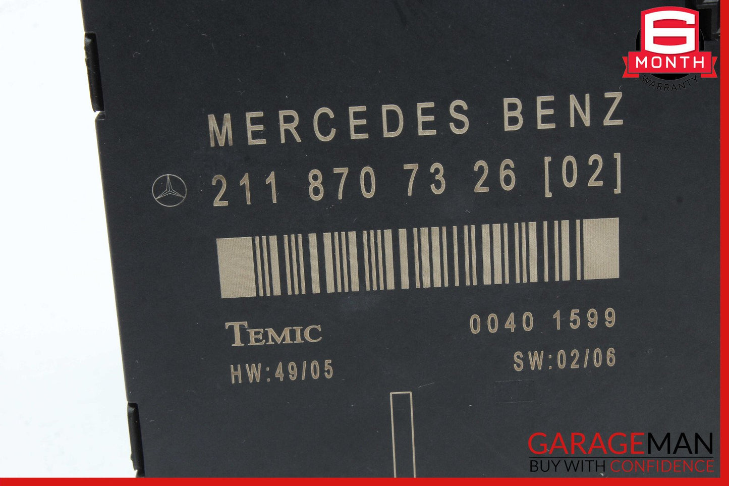 03-09 Mercedes W211 E350 E55 E550 Front Left Driver Side Door Control Module OEM