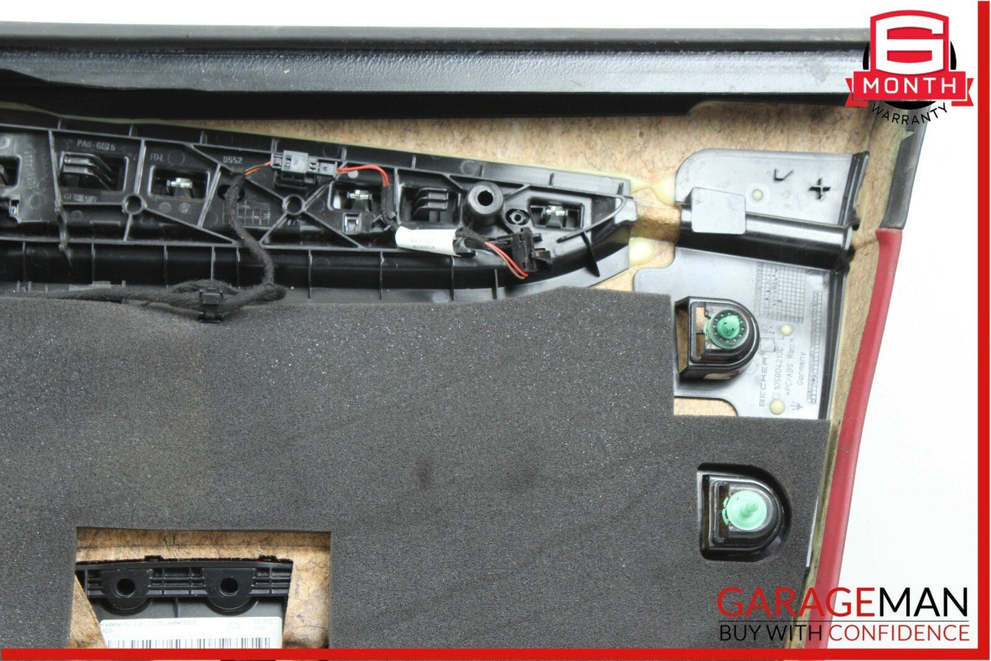14-18 Maserati Quattroporte Front Left Driver Side Interior Door Panel Red