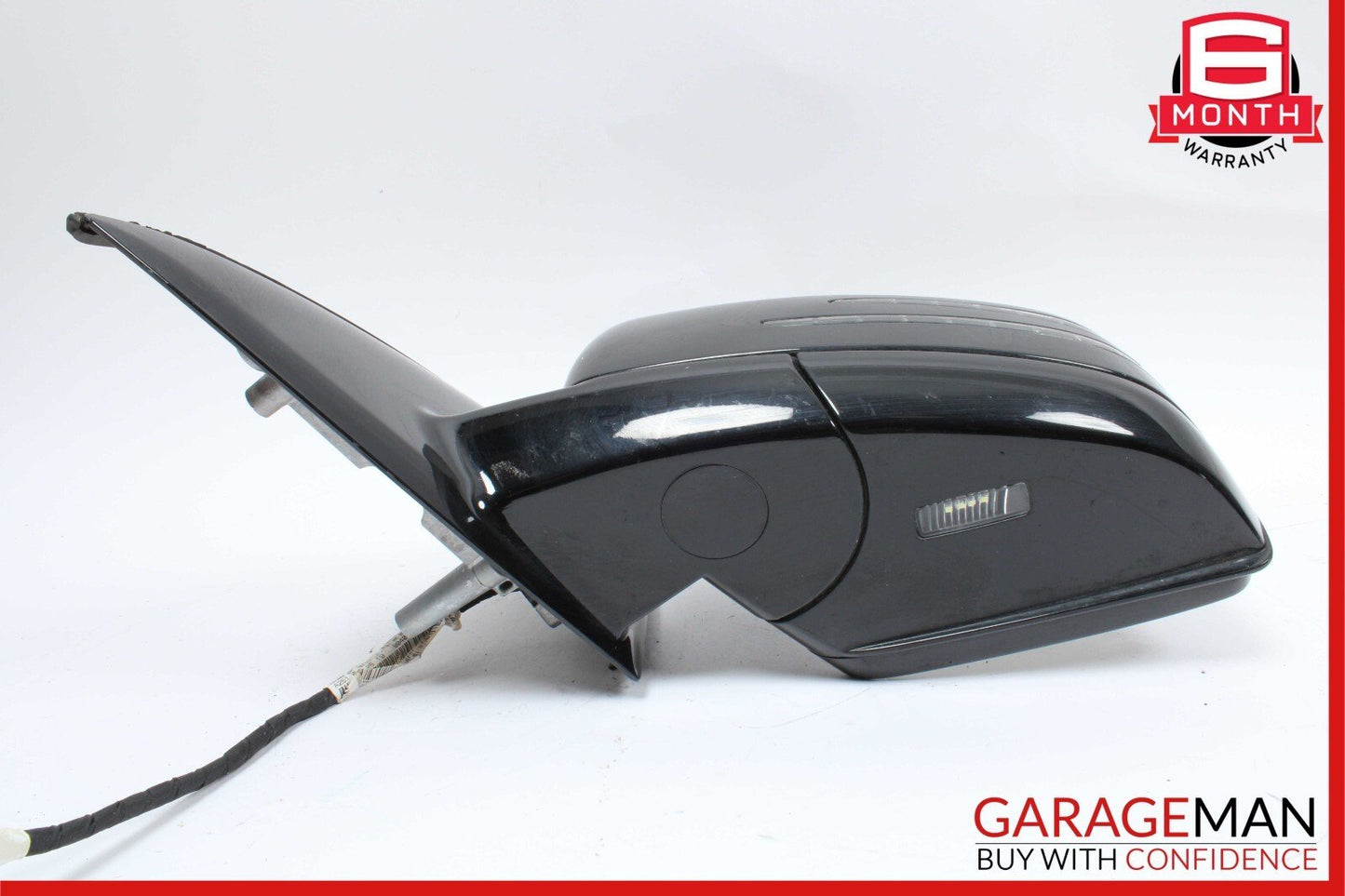 11-13 Mercedes W251 R350 Front Driver Left Side Mirror Door Rear View Black OEM