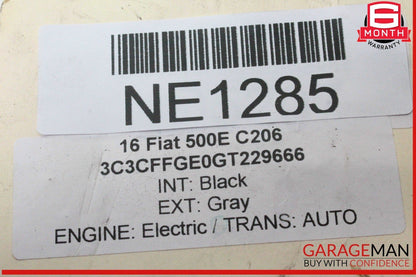 12-19 Fiat 500E Water Coolant Expansion Tank Reservoir 52126354AB OEM