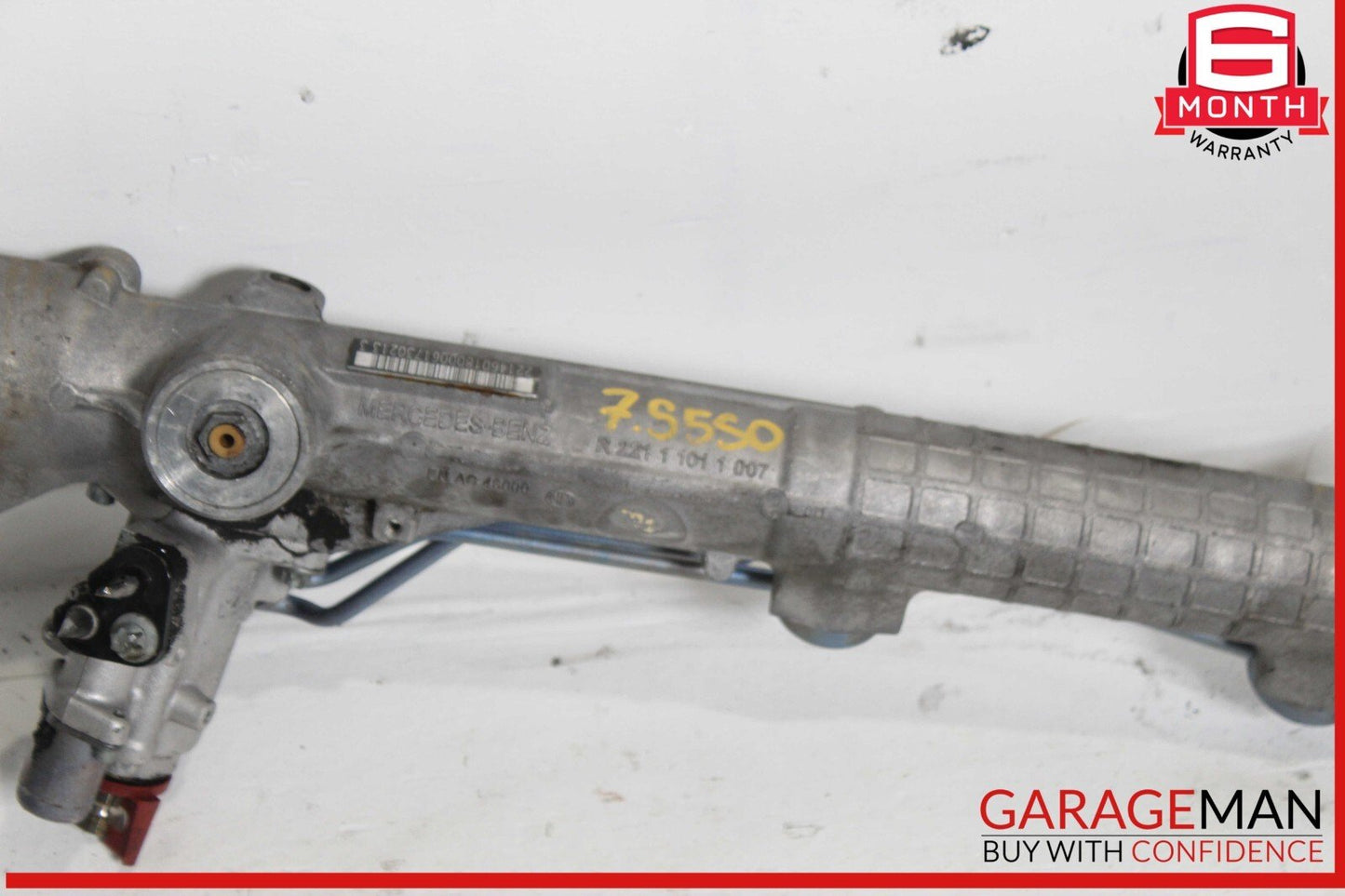 07-10 Mercedes W221 S550 S600 CL600 Power Steering Gear Rack & Pinion Assy RWD