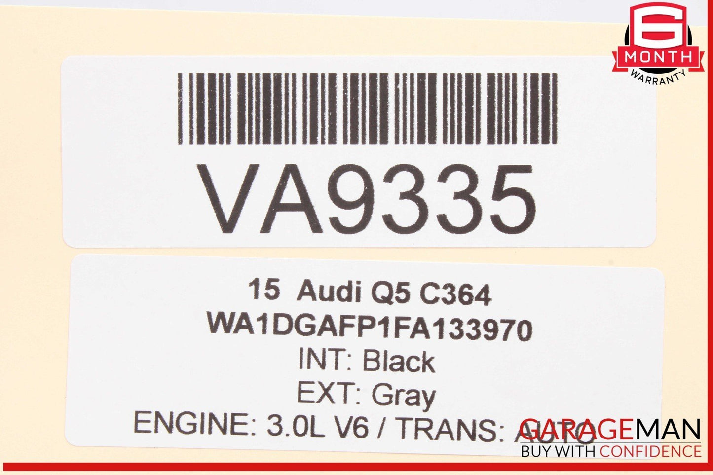 09-17 Audi Q5 Emergency Tire Air Compressor Pump Motor 8P0012615A OEM
