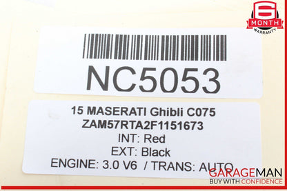 14-17 Maserati Ghibli Front Right Side Exterior Door Handle Assembly OEM