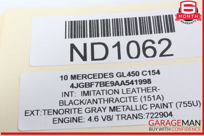 06-13 Mercedes X164 GL450 R350 Front Right Side Door Control Module OEM