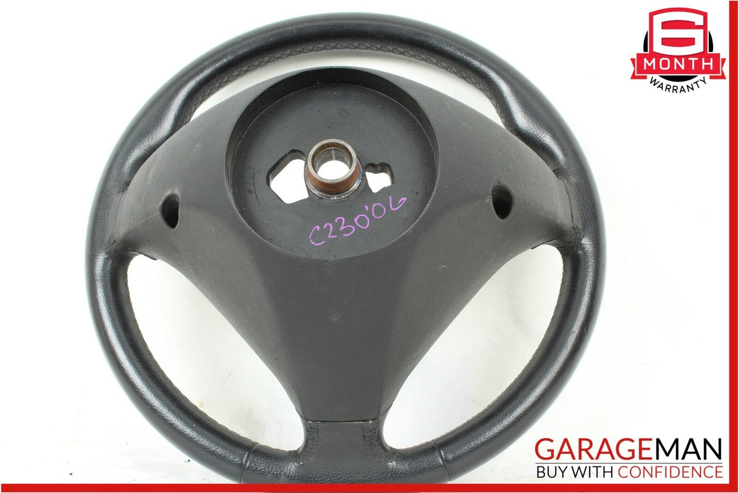 05-07 Mercedes W203 C280 C350 SLK350 Sport Steering Wheel Black OEM