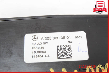 15-20 Mercedes W205 C300 C350e Rear Center Console AC Air Vent Grille Trim Cover