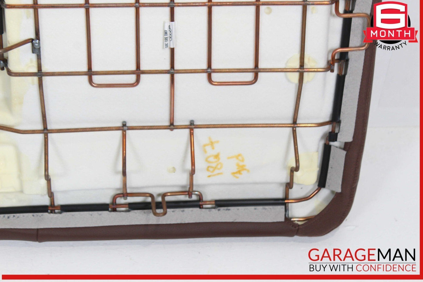 17-19 Audi Q7 Rear 3rd Row Lower Seat Bench Cushion Cover OEM