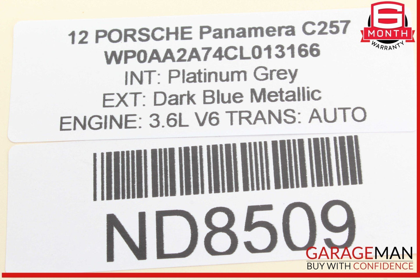 10-18 Porsche Panamera 970 Rear Left or Right Side Door Audio Sound Speaker OEM