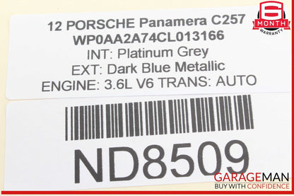 10-18 Porsche Panamera 970 Rear Left or Right Side Door Audio Sound Speaker OEM