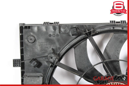 11-18 Porsche Cayenne 958 Engine Cooling Fan Motor Shroud Assembly OEM