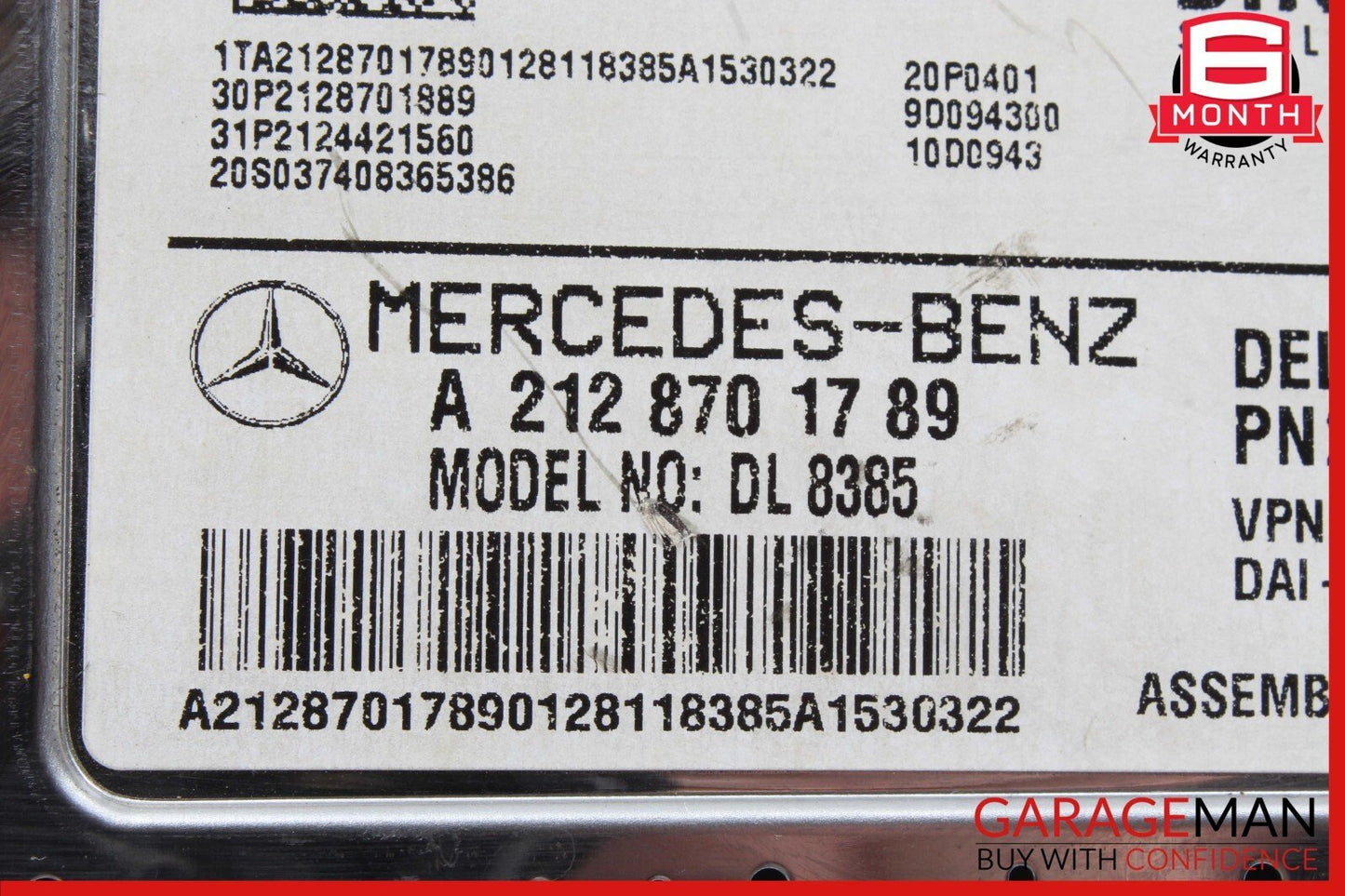 10-17 Mercedes W212 E350 C250 C300 Sirius Satellite Radio Receiver Module Unit