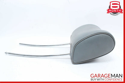 79-91 Mercedes W126 420SEL Front Left / Right Side Seat Headrest Head Rest Gray