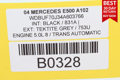 03-06 MERCEDES W211 E500 REAR LEFT DRIVER SIDE DOOR CONTROL MODULE A102 OEM