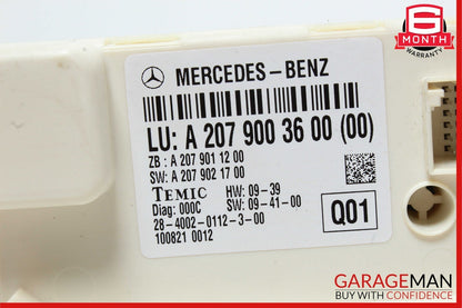 10-17 Mercedes E550 E350 E400 Coupe Rear Window Regulator Control Module Unit