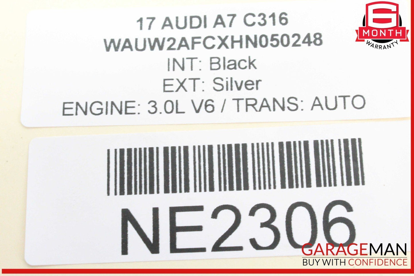 12-18 Audi A7 A6 SQ5 Rear Left or Rear Right Side CV Axle Shaft 8R0501203C OEM