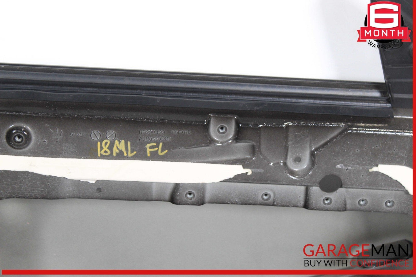 17-22 Maserati Levante M161 Front Left Driver Side Door Shell Black OEM