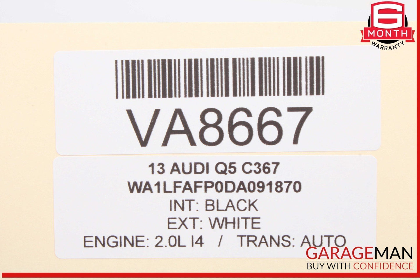 09-18 Audi Q5 SQ5 Front Right Passenger Side Window Regulator Motor 8K0959802B