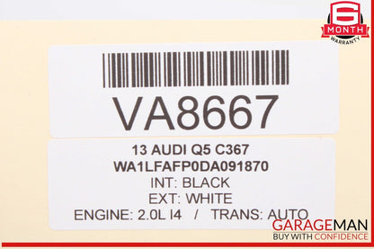 09-18 Audi Q5 SQ5 Front Right Passenger Side Window Regulator Motor 8K0959802B