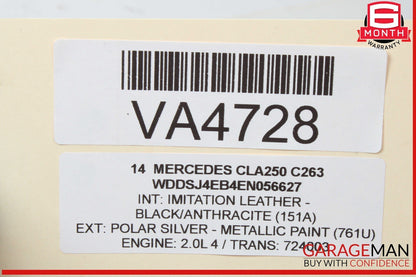 09-19 Mercedes W117 CLA250 Rear Right and Left Side Shock Strut Absorber Set OEM