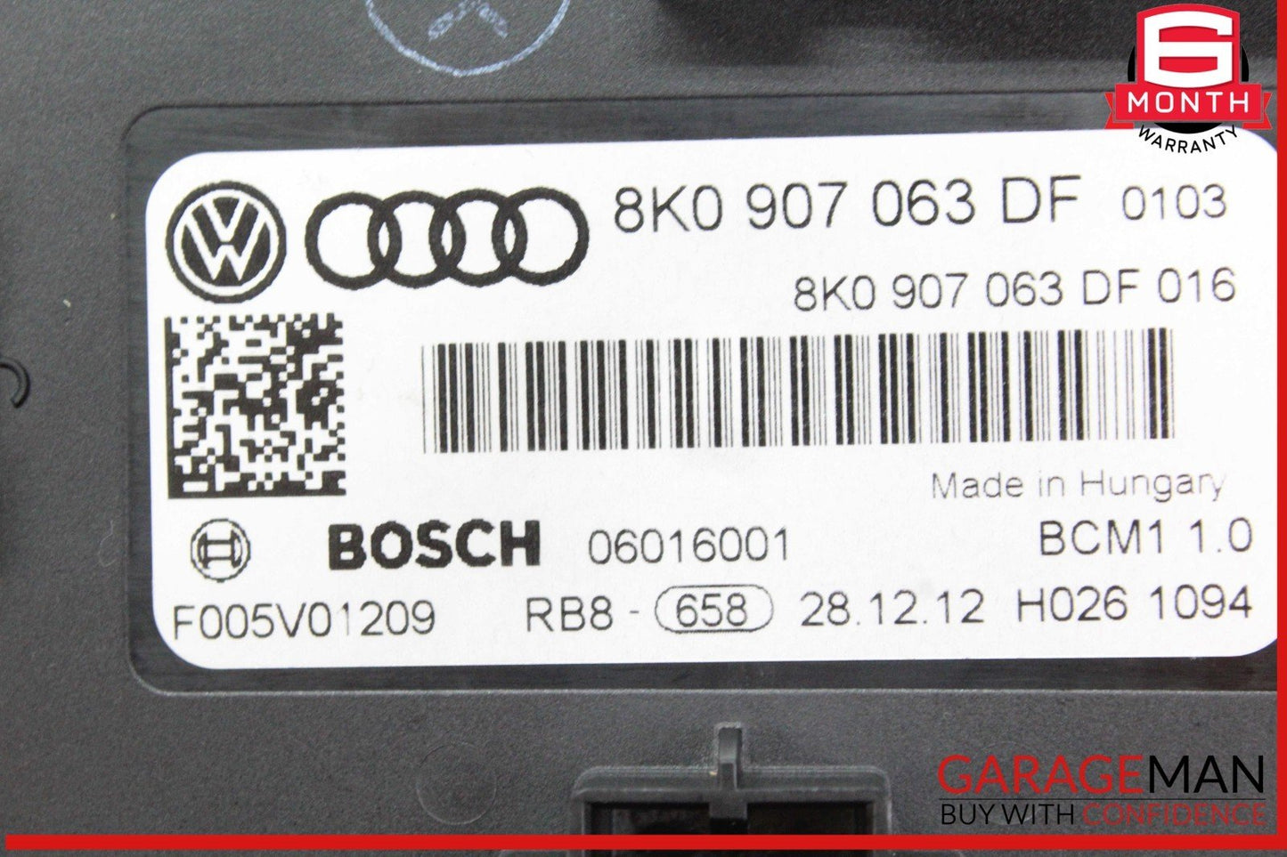 13-17 Audi A5 A4 Q5 SQ5 BCM Onboard Supply Control Module Unit 8K0907063DF OEM