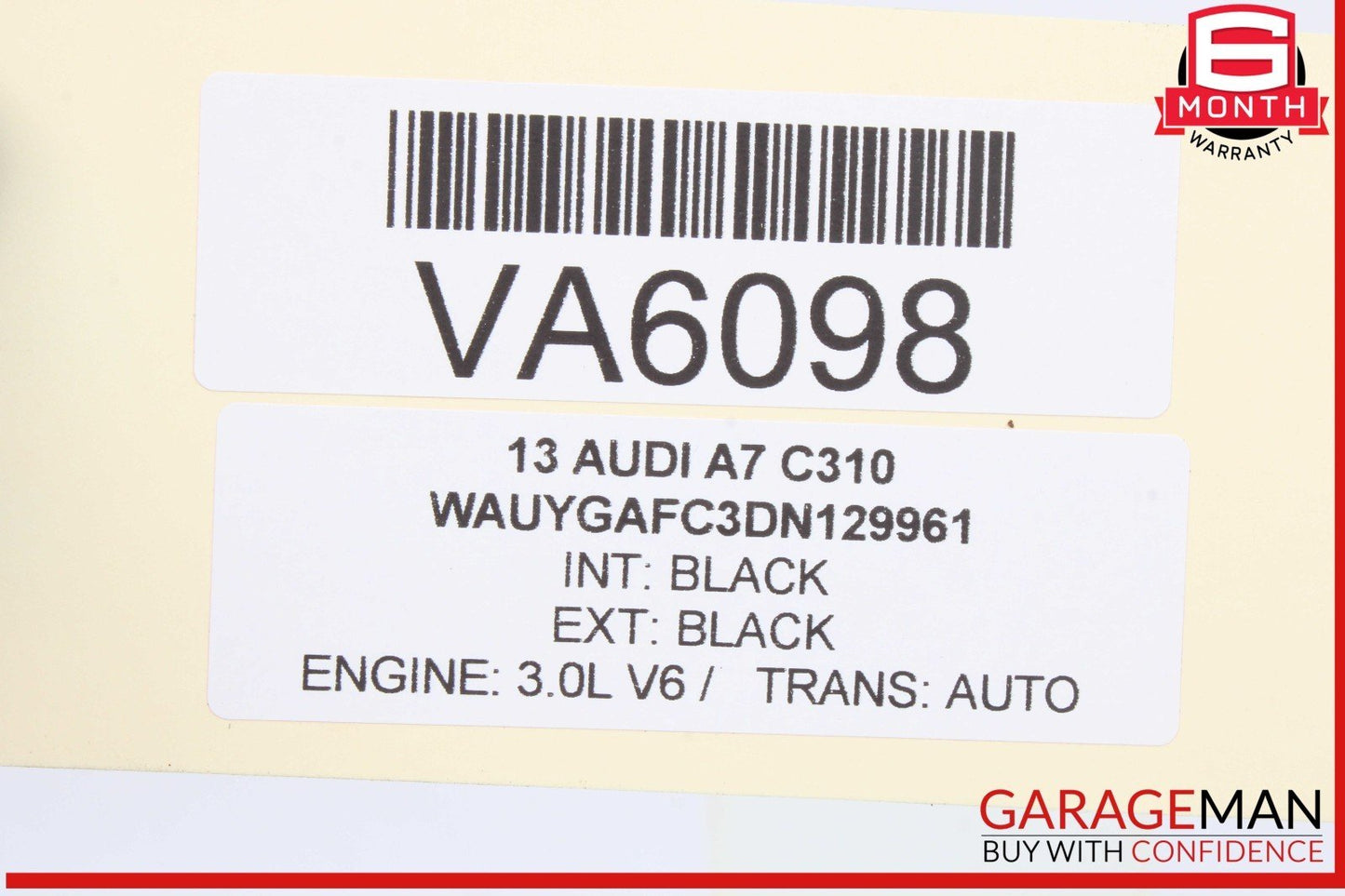 12-18 Audi A7 A6 Electronic Parking Brake Control Module Unit 4H0907801F OEM