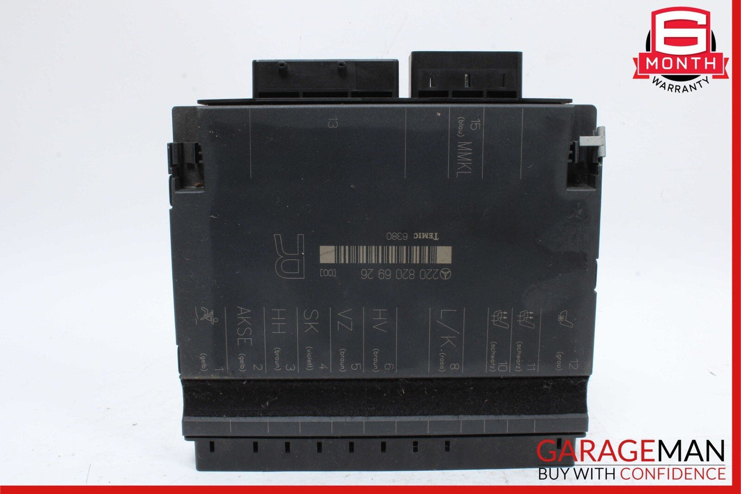 00-06 Mercedes W220 S500 S55 AMG Seat Control Module Front Right 2208206926 OEM