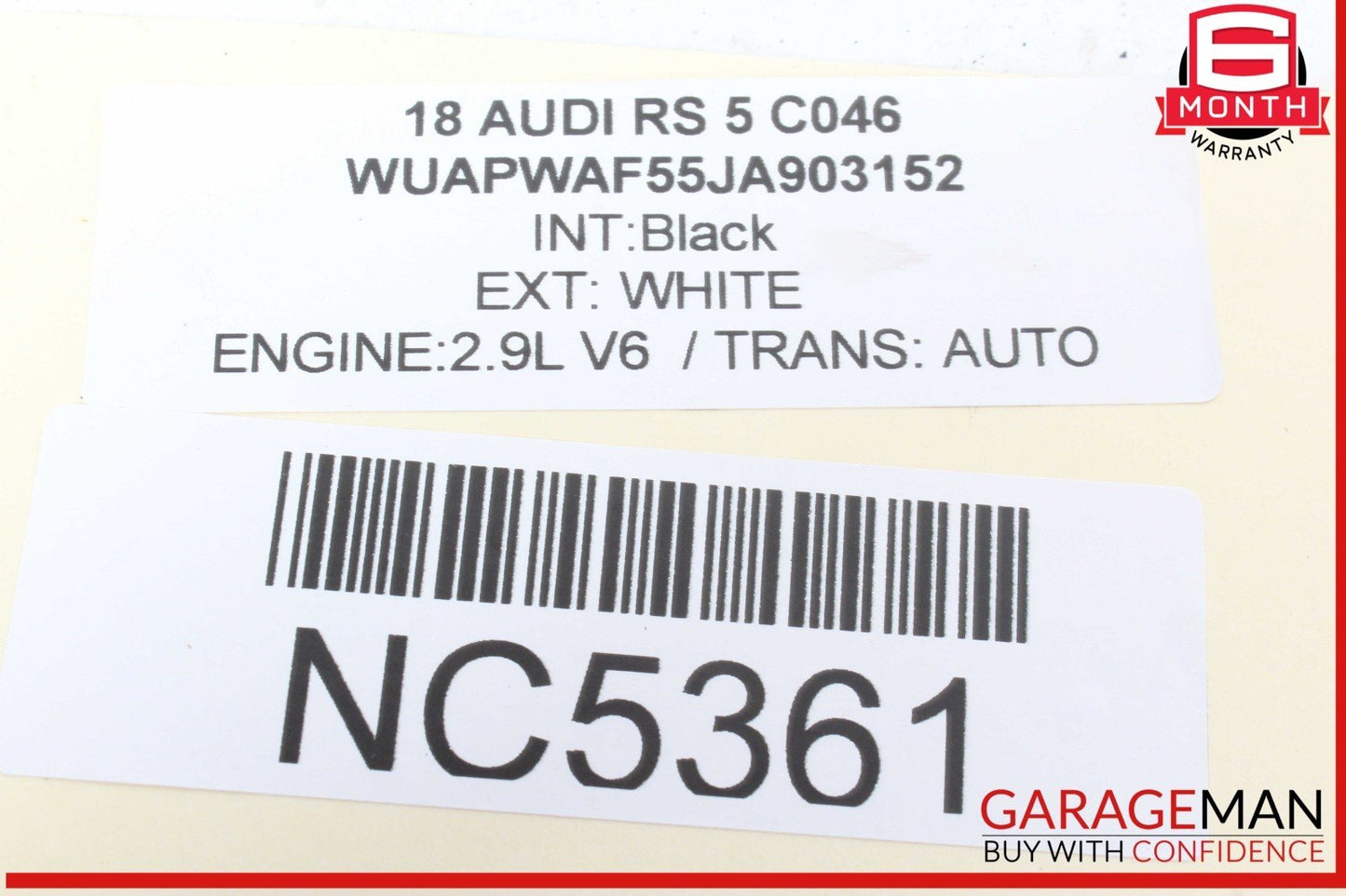 17-24 Audi RS5 A4 Rear Left Driver Side Lower Control Arm 8W0505311H OEM