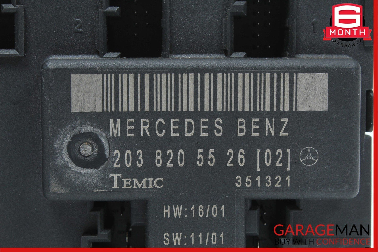 01-07 Mercedes W203 C32 AMG C230 C280 Front Left Side Door Control Module Unit