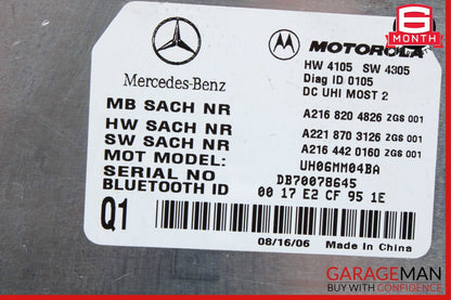07-13 Mercedes W221 S550 CL550 Bluetooth Communication Controller Module OEM