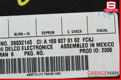 03-09 Mercedes W211 E350 CLK350 Sirius Satellite Radio Receiver 1698270162 OEM