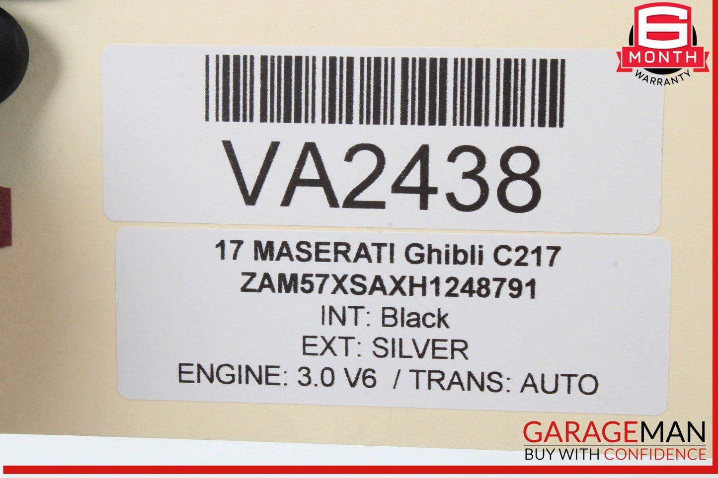 14-17 Maserati Ghibli Front Right / Rear Left or Right Window Regulator Switch