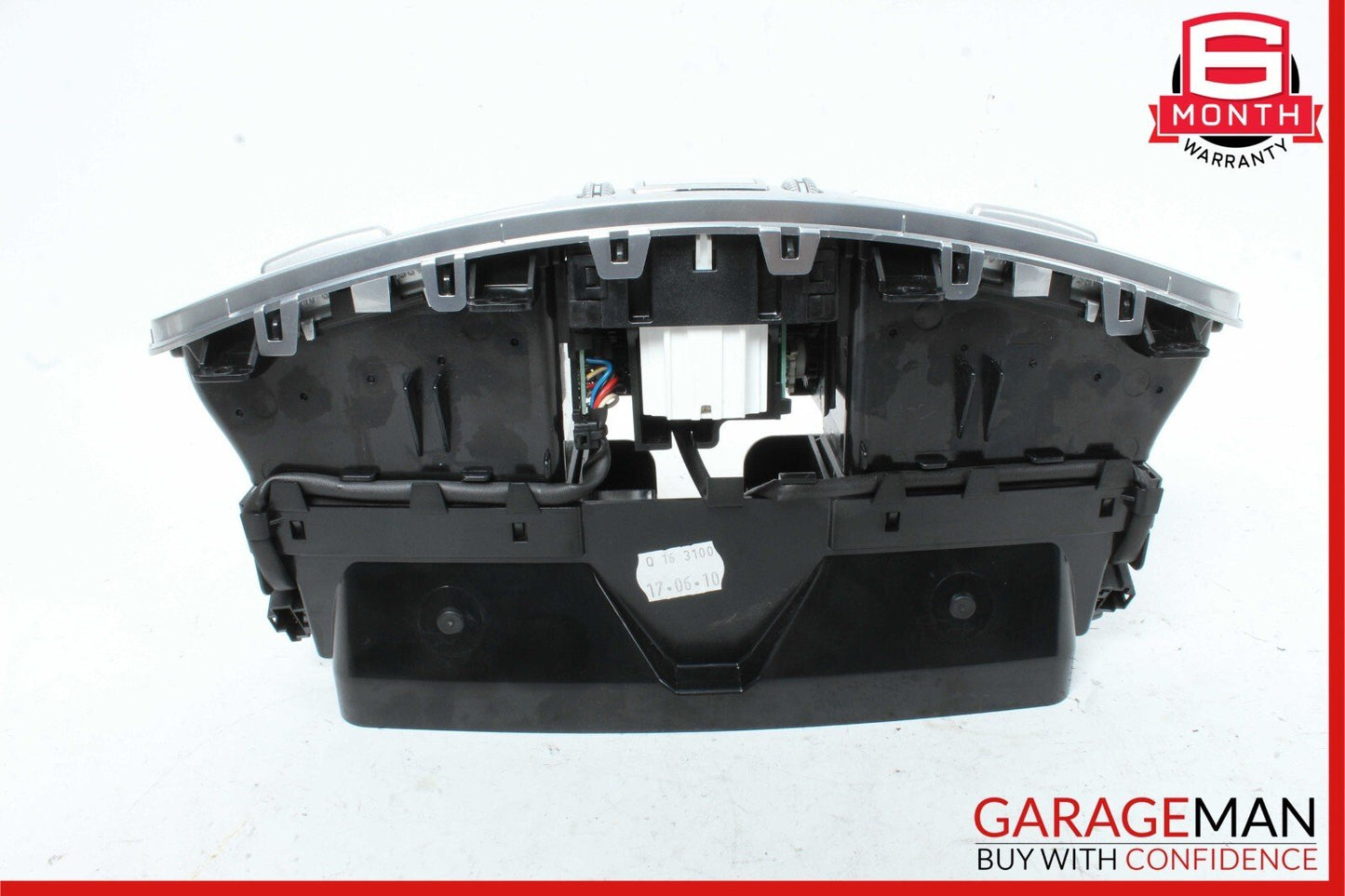 07-13 Mercedes W221 S550 Center Dash A/C Air Vent Trim Clock Assembly OEM