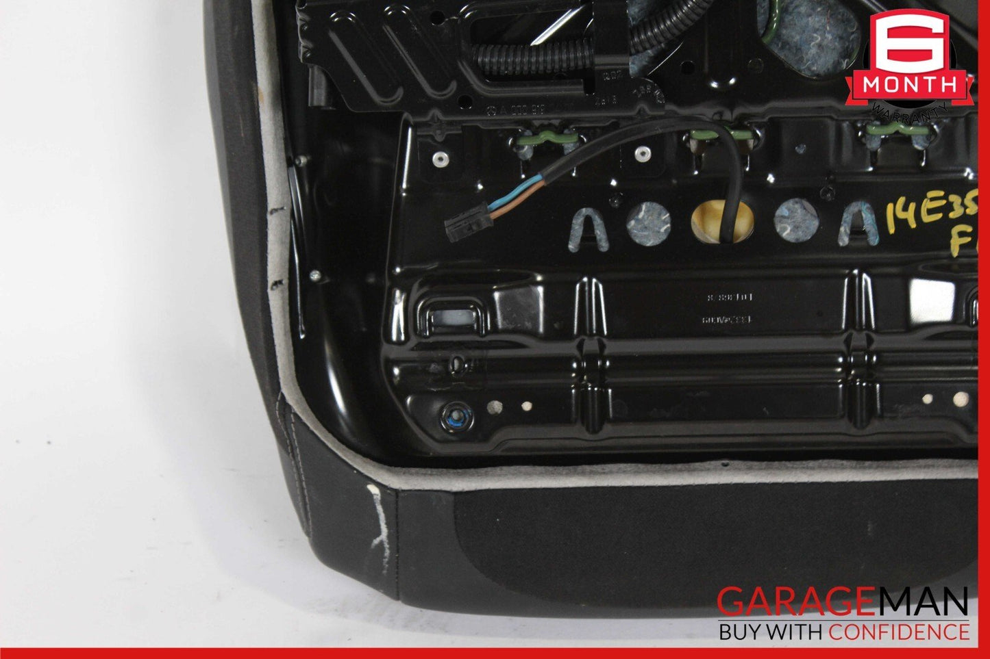 10-17 Mercedes E350 E400 C250 Front Right Lower Bottom Seat Cushion Cover Black