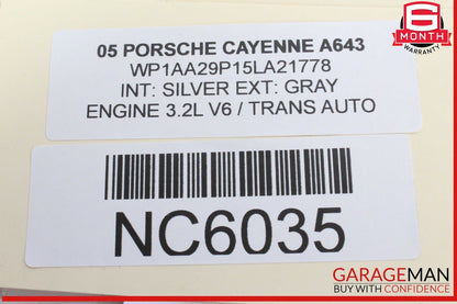 03-10 Porsche Cayenne 955 957 Harman Becker Head Unit Radio CD Player 7L5035186D