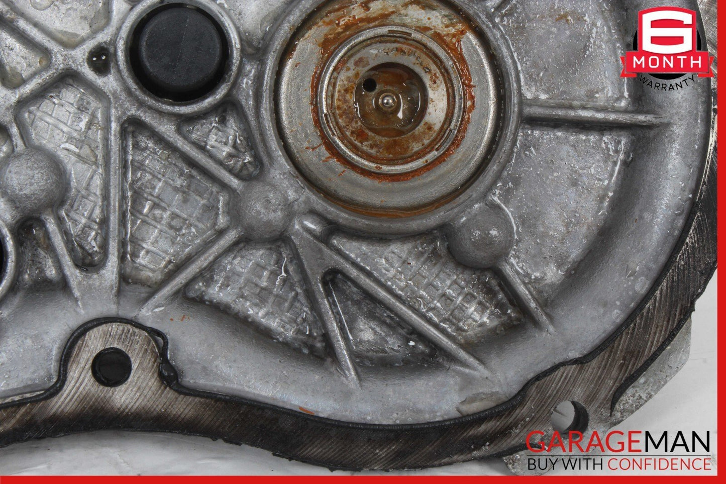 05-13 Mercedes R171 SLK350 E550 Front Left Side Engine Timing Chain Cover Plate