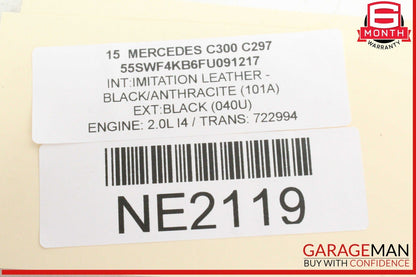 15-23 Mercedes W205 C300 E300 Engine Radiator Cooling Fan Motor 3137234001 OEM