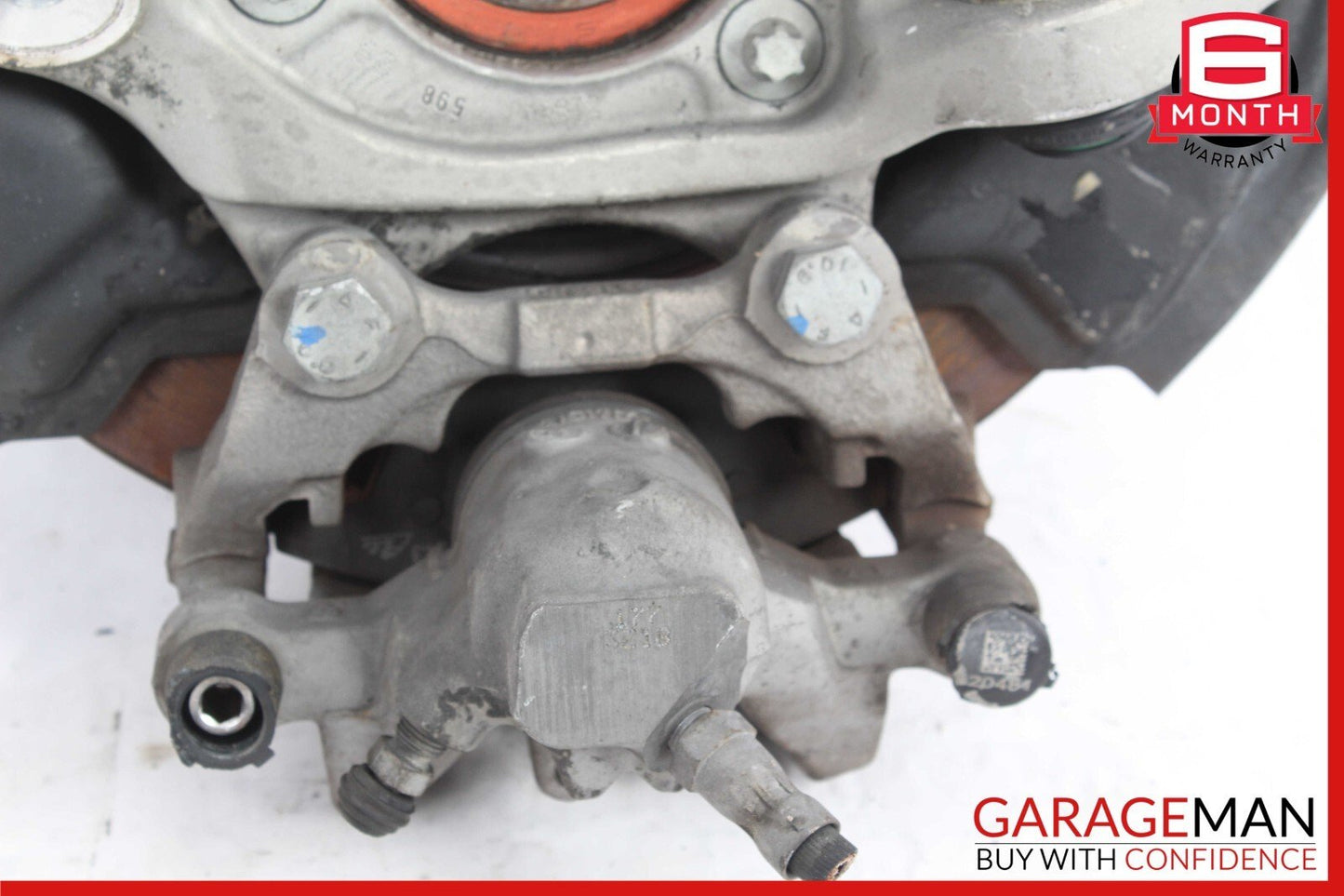 08-15 Mercedes W204 C250 Rear Left Spindle Knuckle Hub Bearing w/ Brake Rotor