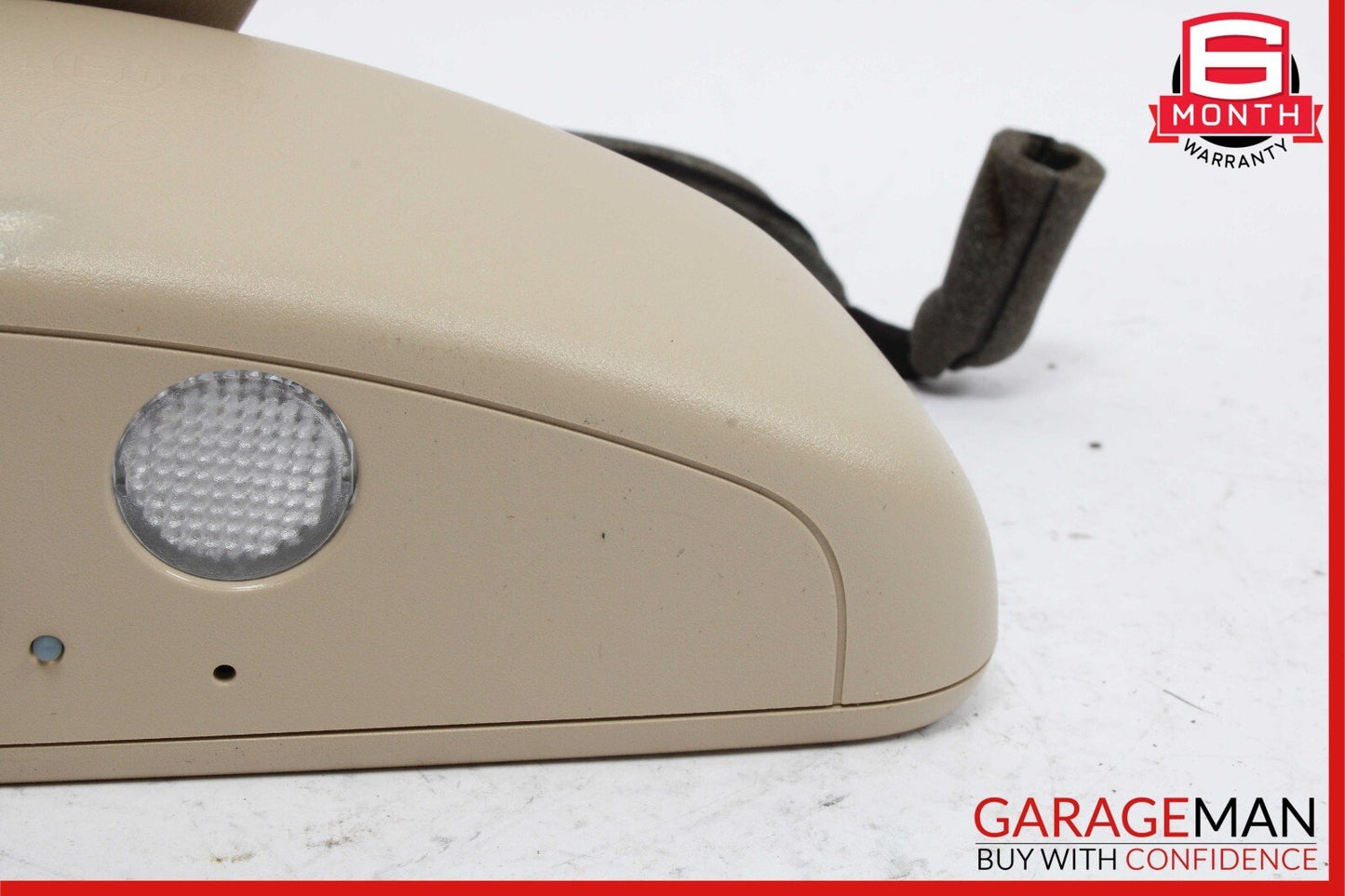 10-16 Mercedes W204 C250 Front Top Upper Rear View Mirror Assembly Beige OEM