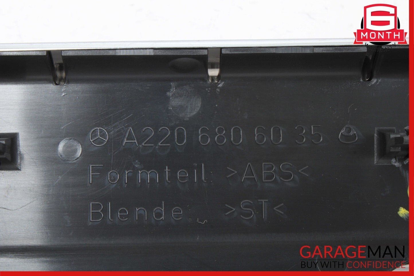 00-06 Mercedes W220 S430 S55 AMG Rear Right Side Door Step Sill Scuff Plate OEM