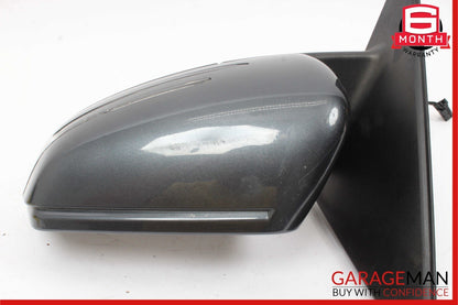12-14 Mercedes W204 C300 Front Left Side Mirror Door Rear View Glass Grey OEM
