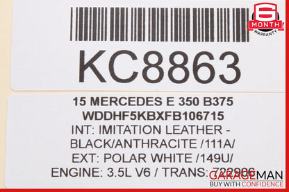 08-18 Mercedes W212 E350 C300 C250 Headlight Fog Light Switch Control Module OEM