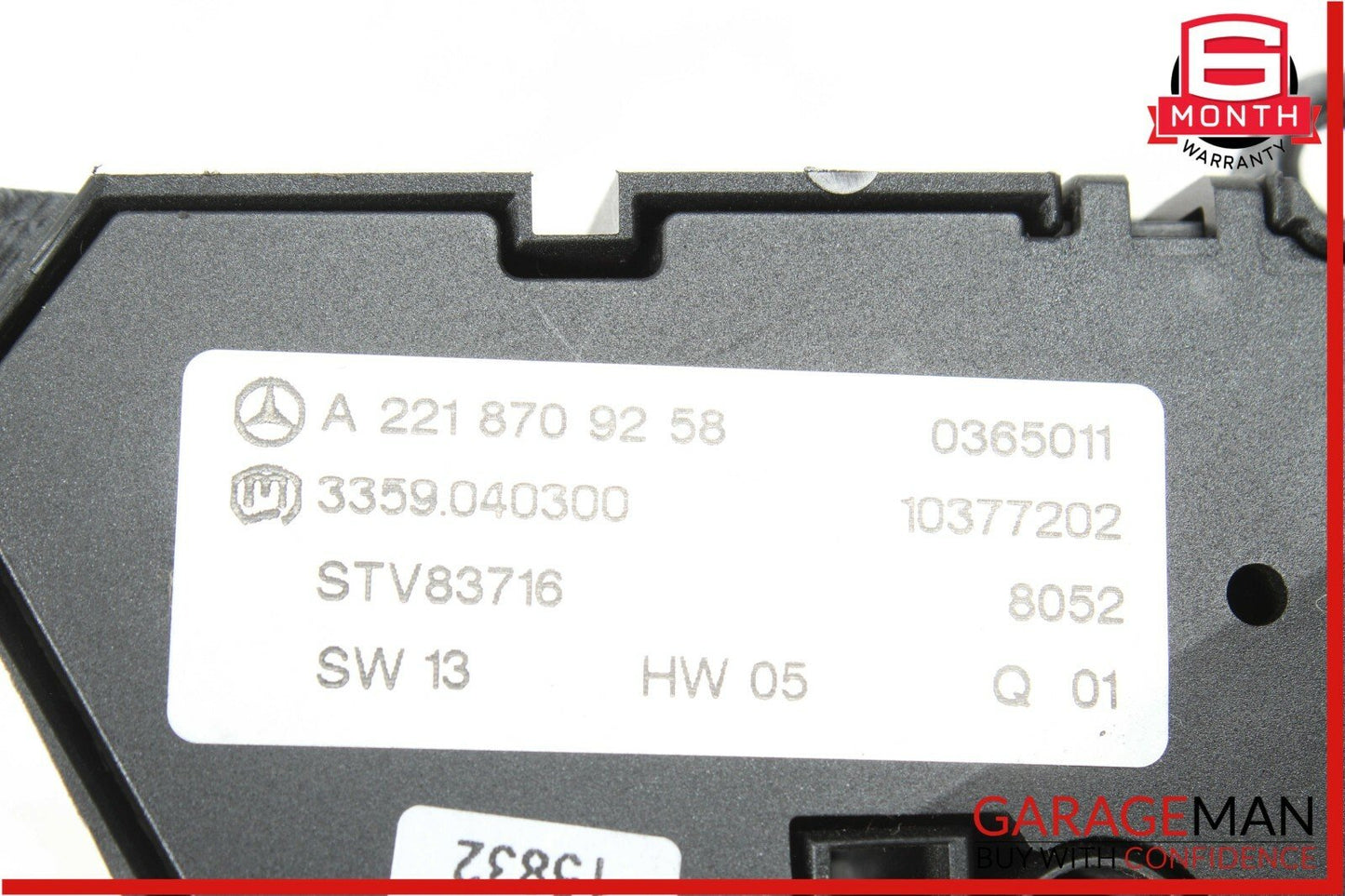 07-13 Mercedes S550 CL550 Front Left Seat Adjust Controller Switch Set OEM