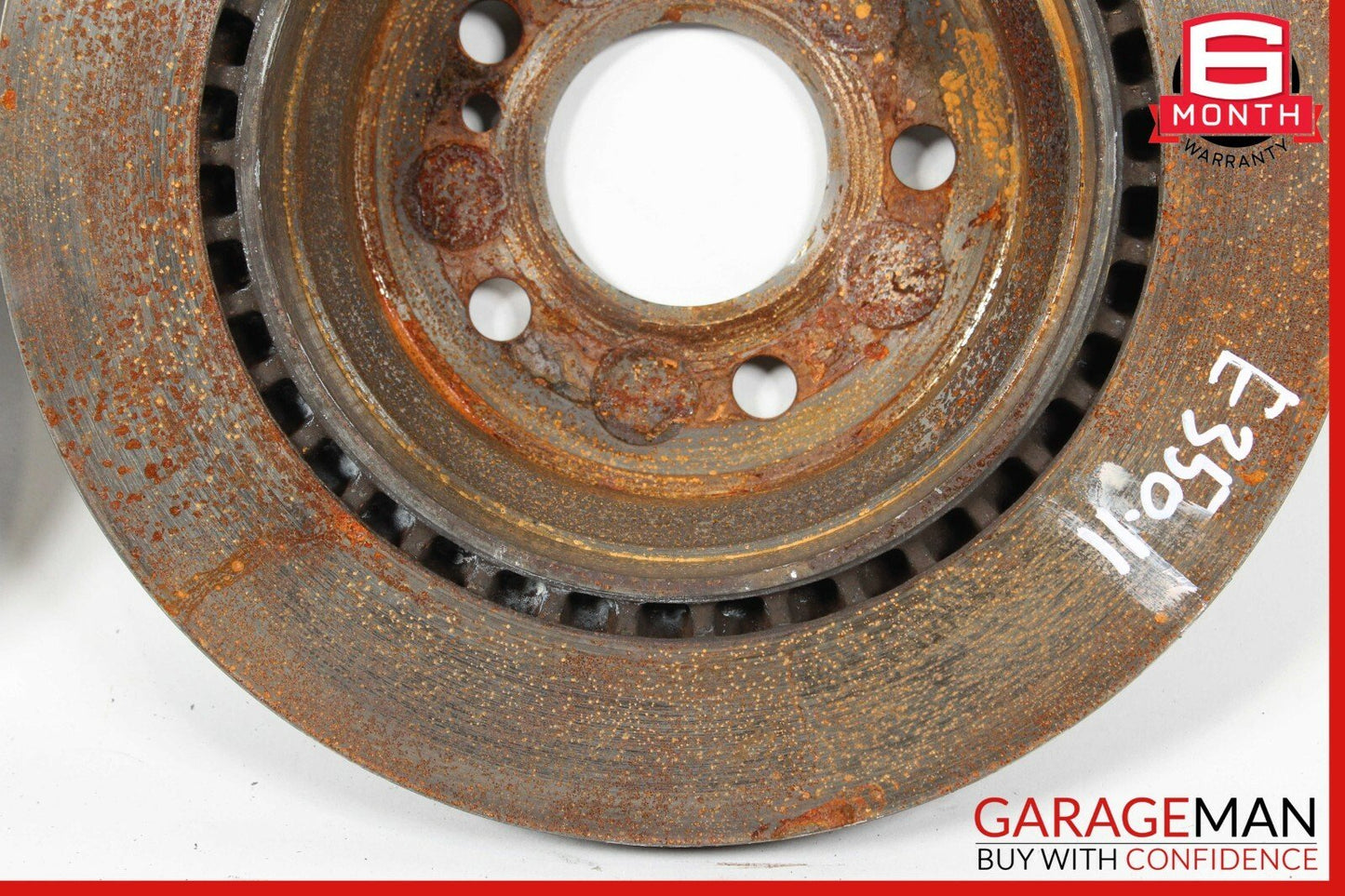 10-18 Mercedes W212 E350 Rear Brake Rotors Disc Left & Right Set 0004230912 OEM