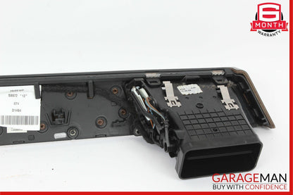 10-13 Mercedes W212 E350 Front Center Dash AC A/C Air Vent Trim Assembly Wood