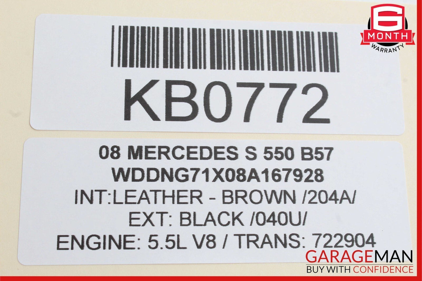 07-14 Mercedes W221 S550 CL550 Trunk Seat Lumbar Vacuum Pump 2218000248 OEM