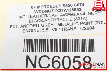 07-13 Mercedes W221 S550 S350 Center Dash Air AC A/C Heater Vent 2218300954 OEM