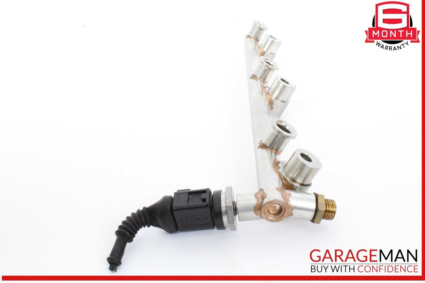 09-16 Porsche Cayenne 958 Audi S4 Lower Fuel Injector Rail 03H133317P OEM