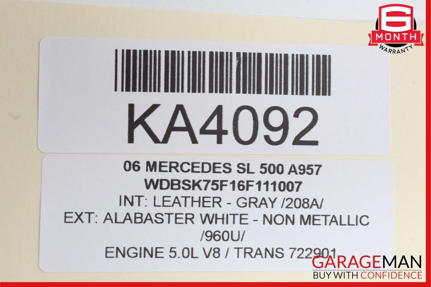 00-08 Mercedes SL500 SLK350 S430 Anti Theft Control Alarm Module 2118209126 OEM